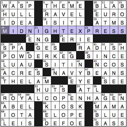 Crossword Puzzles Times on Puzzle S Four Longest Answers    Oh  So They Do  Here Are The Four
