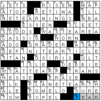 December 13 (1213) New York Times crossword answers