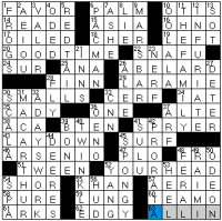 12/22/10 NY Times crossword answers: Rex Parker!!