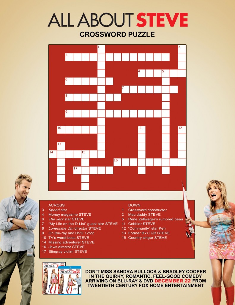 AllAboutSteveCrossword