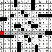 LA Times crossword answers, 7 26 11