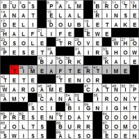LA Times crossword answers, 8 2 11