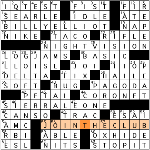 Crossword Puzzles Times on La Level Features Sentences From The Gathering Submodule The Crossword
