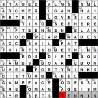 Los Angeles Times crossword puzzle solution 11 1 11