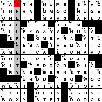 Crossword Puzzles Times on Los Angeles Times Crossword Puzzle Solutions 10 18 11