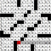Los Angeles Times crossword puzzle solutions 11 8 11