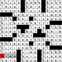 Los Angeles Times Crossword Puzzle Solutions, 12 20 11