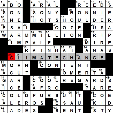 Crossword Puzzles Times on Los Angeles Times Crossword Puzzle Solutions 1 31 12 Los Angeles Times