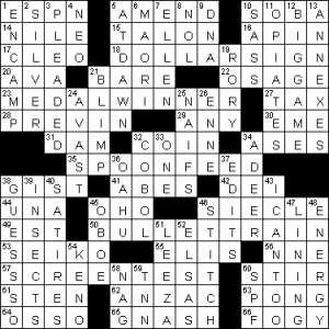 Crossword Puzzles Times on Gerry Wildenberg   S Los Angeles Times Crossword     Gareth   S Review