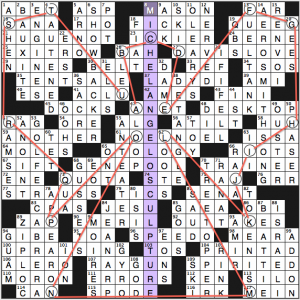 NY Times crossword solution, 12 22 13 "Good One!"