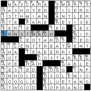 Newsday crossword solution, 1 4 14, "Saturday Stumper"