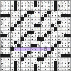 LA Times Sunday crossword, 1 5 14 "Name Game"
