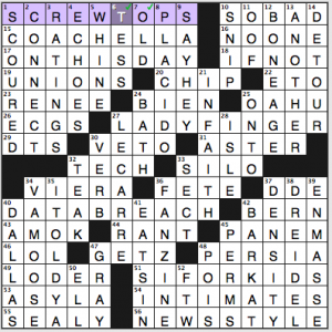 BEQ 1 13 14 crossword answers