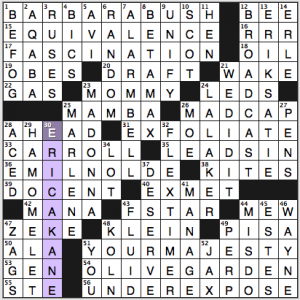 NY Times crossword solution, 2 1 14, no 0201