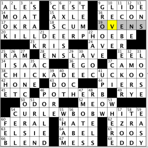 CrosSynergy / Washington Post crossword solution - 01/27/14