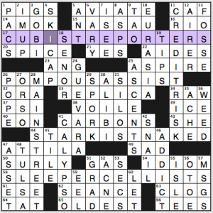 NY Times crossword solution, 2 26 14, no. 0226