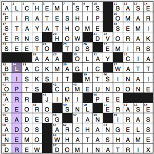 NY Times crossword solution, 2 22 14, no. 0222