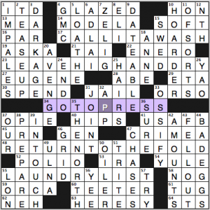 NY Times crossword solution, 2 11 14, no. 0211