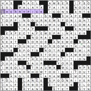 Merl Reagle crossword solution, 2 23 14 "Sundae Puzzle"