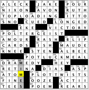 CrosSynergy / Washington Post crossword solution - 03/07/14