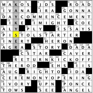 CrosSynergy / Washington Post crossword solution - 03/14/14