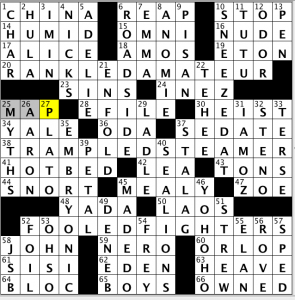 CrosSynergy / Washington Post crossword solution - 03/24/14