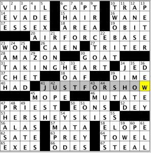 CrosSynergy / Washington Post crossword solution - 04/01/14