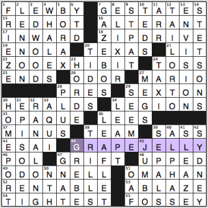 NY Times crossword solution, 3 22 14, no. 0322