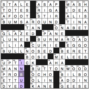 NY Times crossword solution, 3 11 14, no. 0311