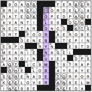 NYT crossword solution, 3 13 14, no. 0313