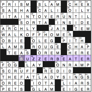 NYT crossword solution, 3 25 14, no. 0325