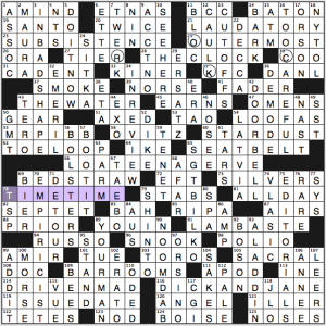 NYT crossword solution, 3 30 14 "Musical Interpretation"