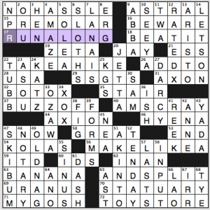 NY Times crossword solution, 3 19 14, no. 0319