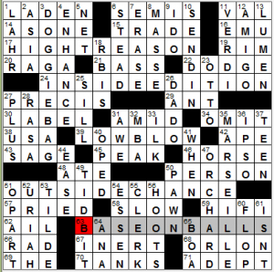 NY Times crossword solution, 4 15 14, no. 0415