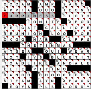 Chicago Reader / Ink Well crossword solution, 4 16 14 "Odds and Ends"