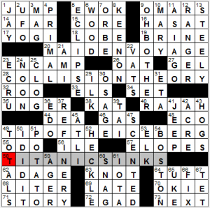 NY Times crossword solution, 4 16 14, no. 0416