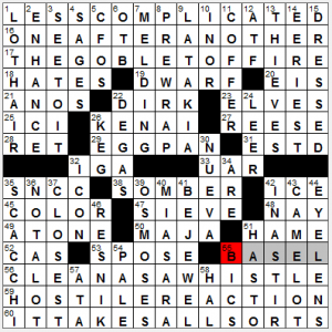 NYT crossword solution, 4 19 14, no. 0419