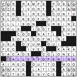 Chicago Reader / Ink Well crossword solution, 4 9 14 "Square Meal"