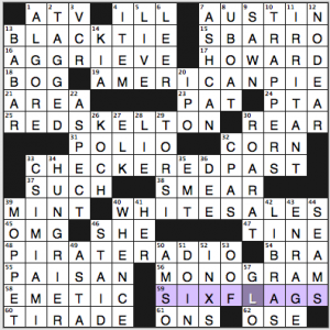 NY Times crossword solution, 4 10 14, no. 0410