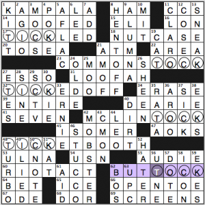 NY Times crossword solution, 4 22 14, no. 0422