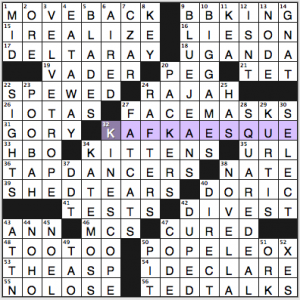 NY Times crossword solution, 4 11 14, no. 0411