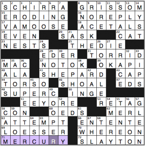 NY Times crossword solution, 4 23 14, no. 0423