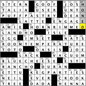CrosSynergy/Washington Post crossword solution, 04.23.14: "Take a Powder"