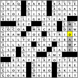 CrosSynergy/Washington Post crossword solution, 05.22.14: "Bear Hugs"