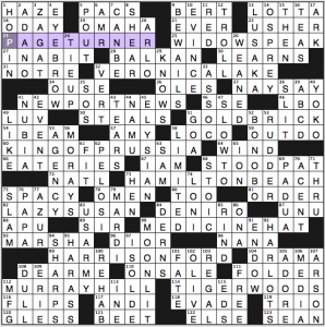 Merl Reagle crossword solution, 5 4 14 "Person, Place or Thing?"