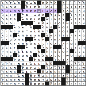 NY Times crossword solution, 6 1 14 "Aladdin"