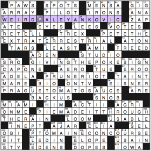 Merl Reagle crossword solution, 6 1 14