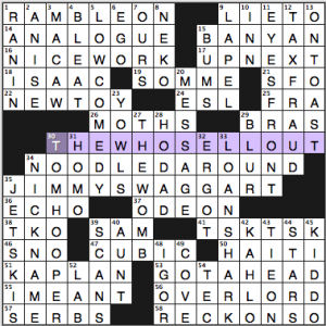 NYT crossword solution, 5 24 14, no. 0524