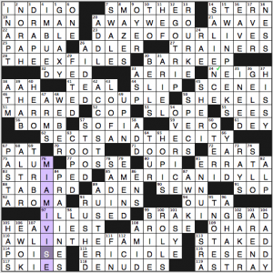 NYT crossword answers, 5 25 14 "Change of Program"