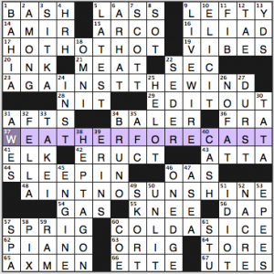 NY Times crossword solution, 5 13 14, no. 0513
